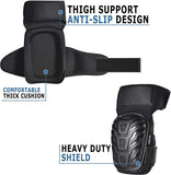 Professional Knee Pads for Work, Heavy Duty Foam Padding Knee Pads for Construction, Gardening, Flooring with Comfortable Gel Cushion to Save Your Knees