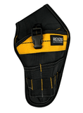 Drill Tool Belt Holster and Magnetic Wristband Combo, Safe and Convenient Storage for Electric Drill, bits, Screws and Accessories for Men, Tradesman and DIY Enthusiast (Black/Yellow)